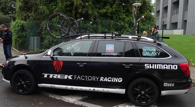 trek segafredo team car 2014