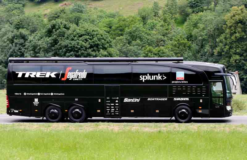 trek segafredo team bus 2019
