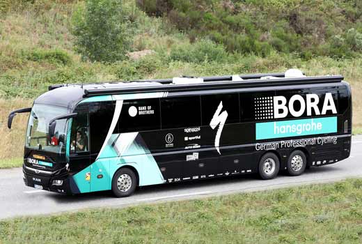 bora hansgrohe team bus 2021