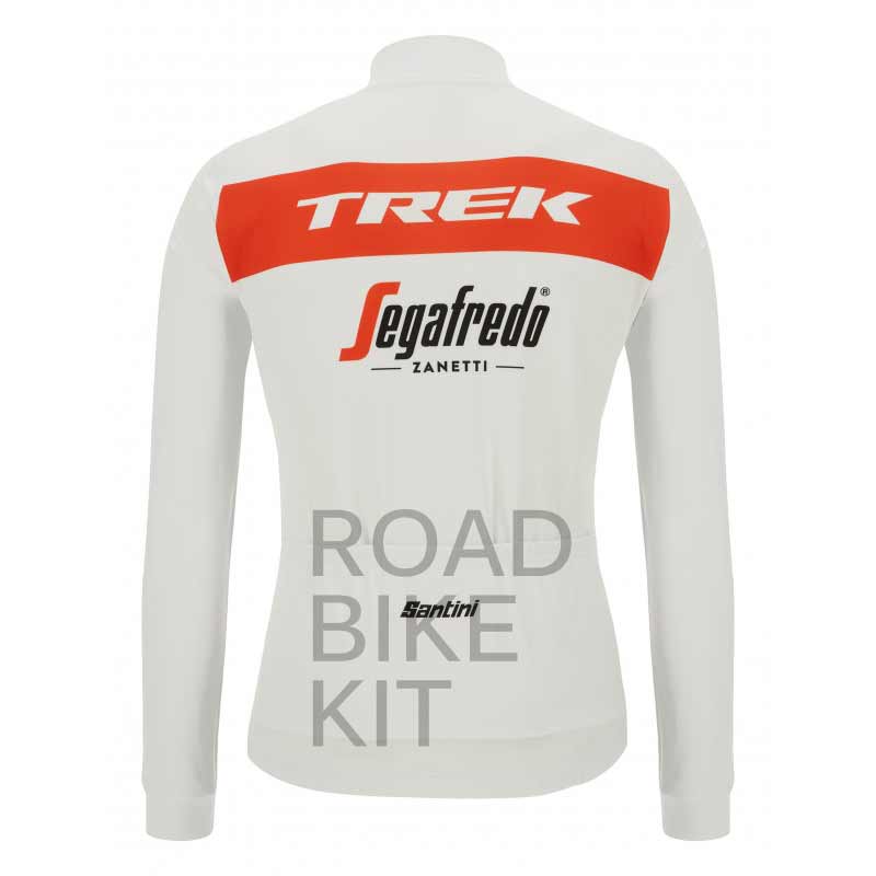 trek segafredo training jersey long sleeve back 2022