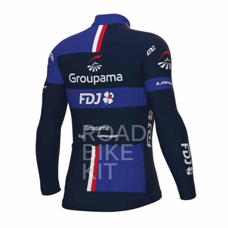 groupama fdj jersey ls back 2023