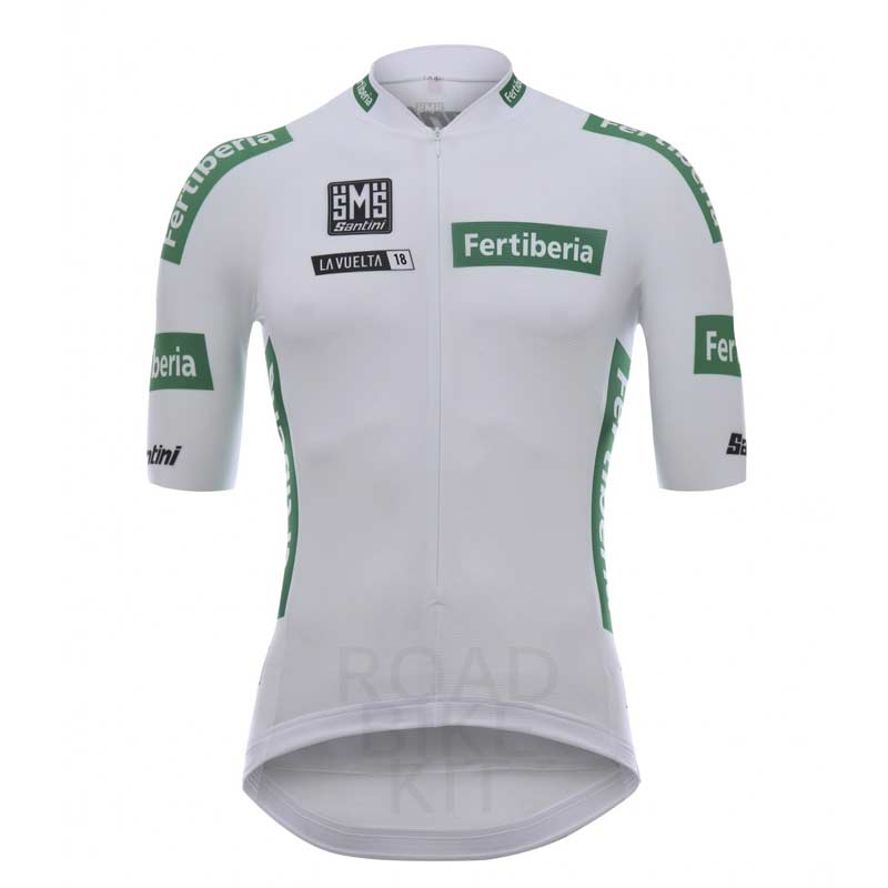 vuelta white jersey 2018